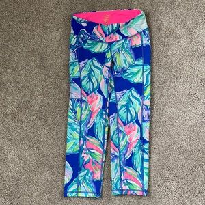Lilly Pulitzer Luxletic Mid-Rise Crop Weekender Legging XS